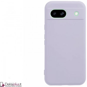 Liquid Air guminis šviesiai violetinis dėklas - su kameros apsauga (Google Pixel 8A)